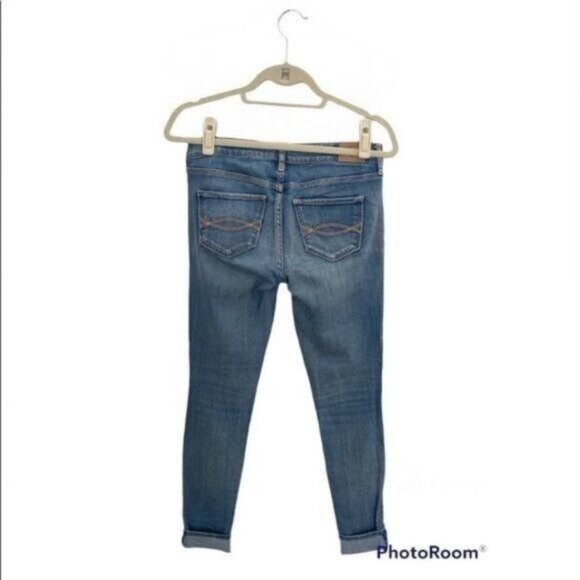 Abercrombie & Fitch Skinny Cuffed Ankle Jeans - Picture 2 of 8